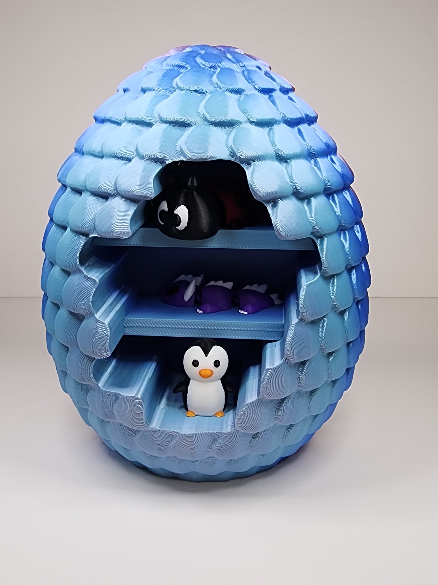Medium Blue Dragon Egg Shelf