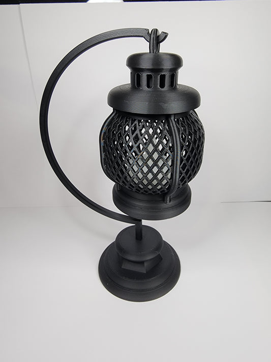 Black tea light lantern